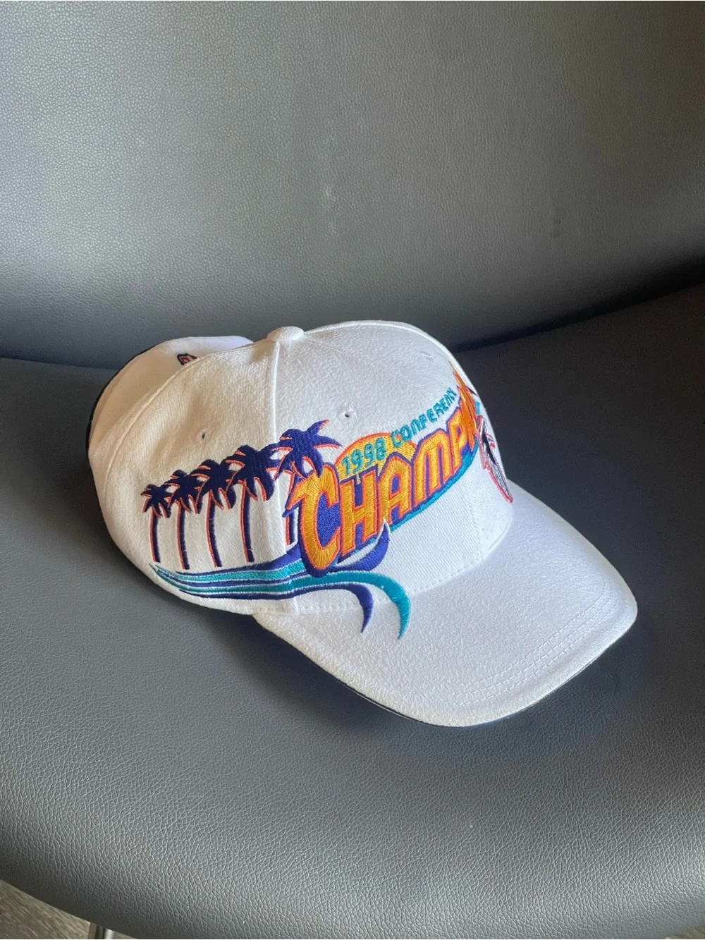 White '1998 Conference Champions' Embroidered Baseball Cap